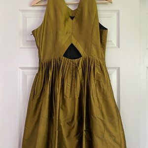 Gold Anthropology Dress